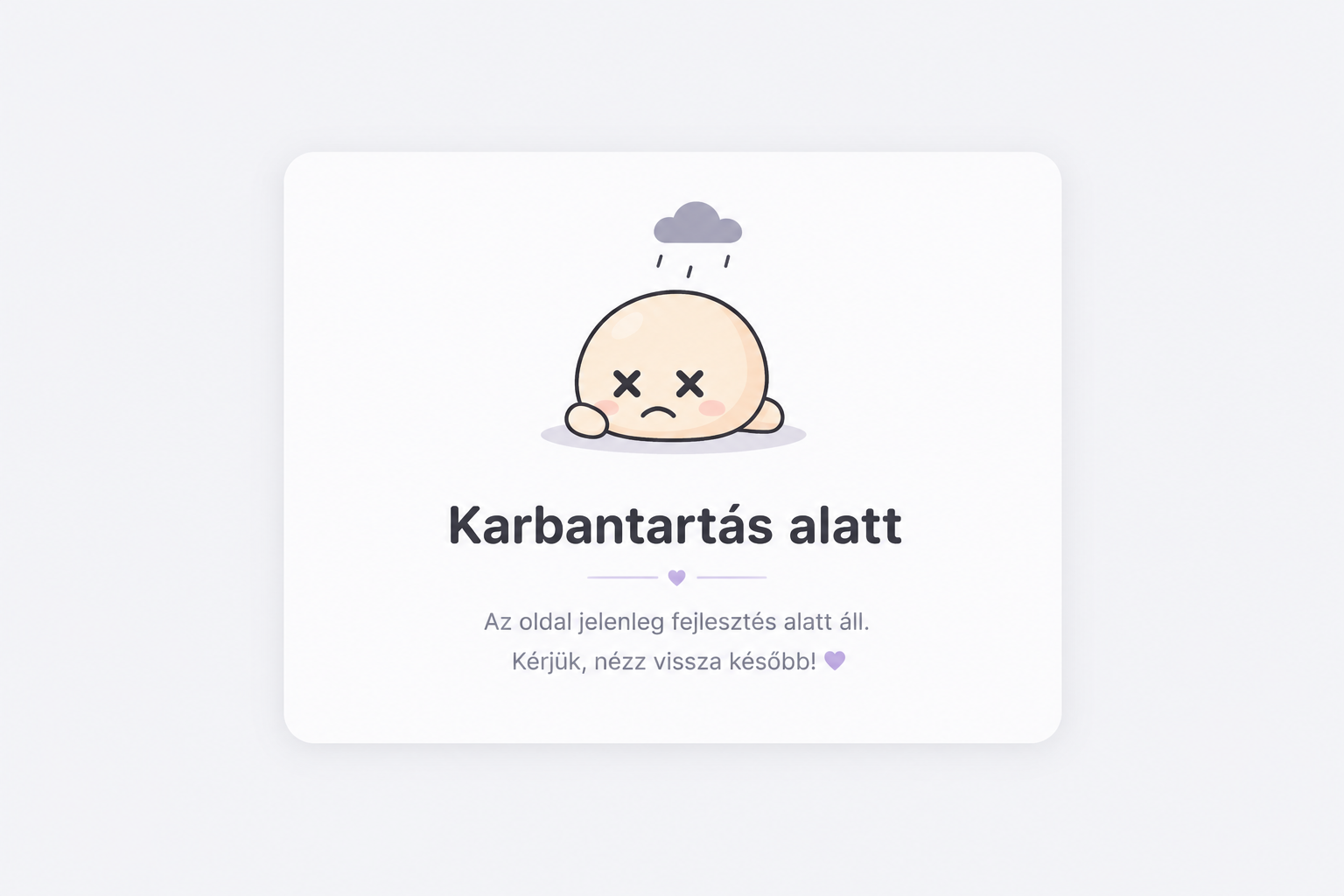 Karbantartás